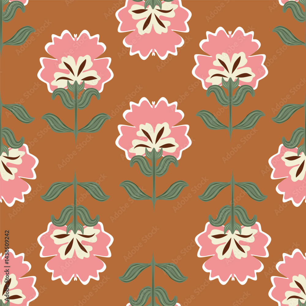 Abstract Digital Hand Drawn Seamless floral pattern background. ready for print digital flower textile allover design Abstract Digital Hand Drawn Seamless floral pattern background. ready for print digital flower textile allover design