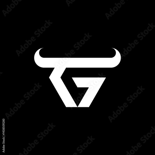 letter G bull logo