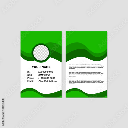 Modern  ID Card Template