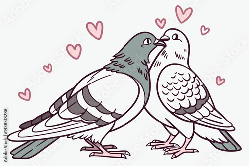 dove with heart