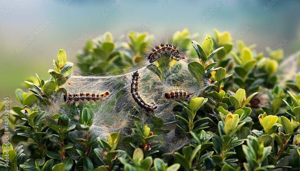 custom made wallpaper toronto digitalcaterpillar infestation causing damage to boxwood shrubs in garden