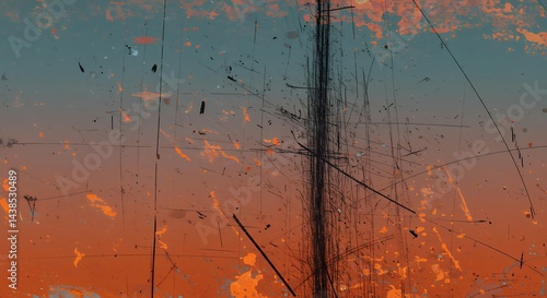 Abstract Grunge Texture with Scratches