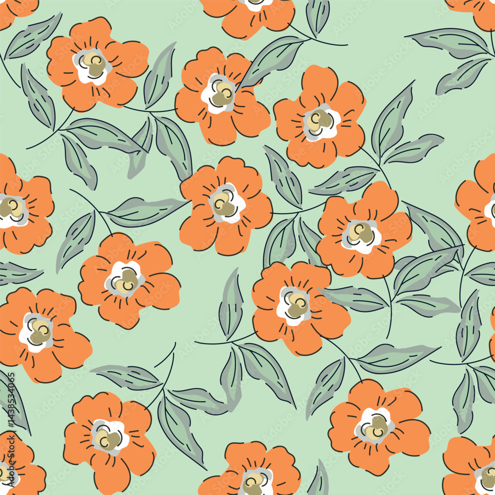 seamless pattern with leaves seamless pattern with leaves