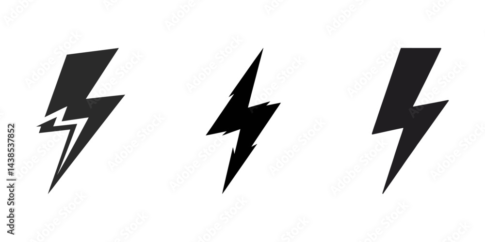 lightning bolt vector illustration, Flash lightning bolt icon set. Energy sign. Flash icon buttons set, Lightning bolt icons silhouette set Vector Illustration design, Lightning bolt icons silhouette lightning bolt vector illustration, Flash lightning bolt icon set. Energy sign. Flash icon buttons set, Lightning bolt icons silhouette set Vector Illustration design, Lightning bolt icons silhouette