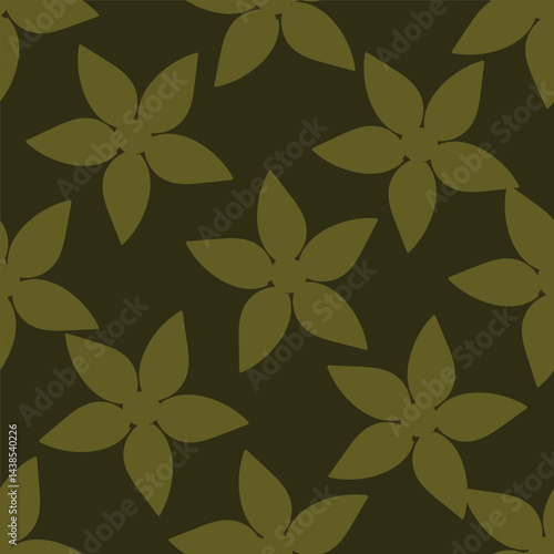 Abstract Digital Hand Drawn Seamless floral pattern background. ready for print digital flower textile allover design
