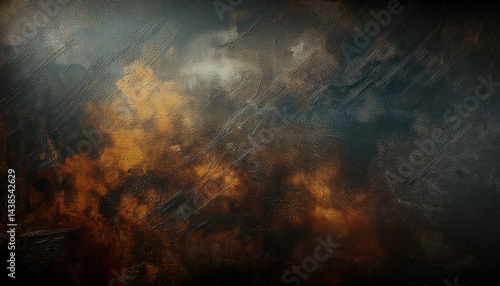 Wallpaper Mural dark grunge texture with rustic tones and blurred background effects for creative use Torontodigital.ca