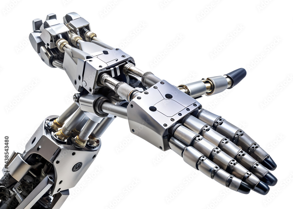 blue screen robot arm isolated blue screen robot arm isolated