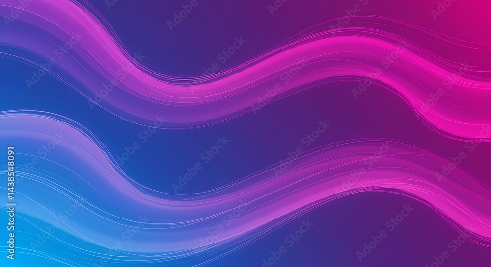 Obraz premium Abstract background with vibrant flowing waves of color gradient design