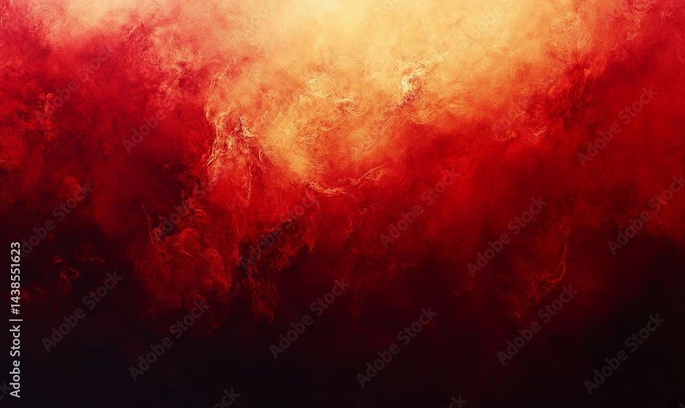 Fototapeta premium Fiery abstract inferno in swirling shades