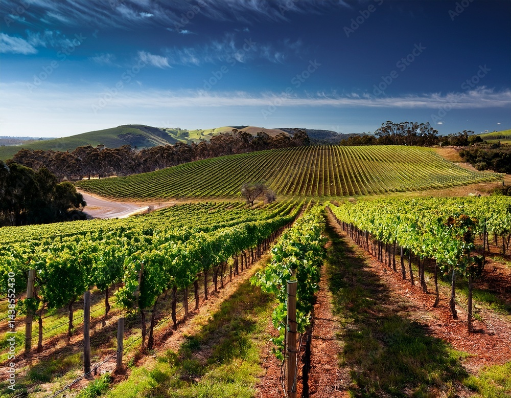 vineyard in the adelaide hills vineyard in the adelaide hills