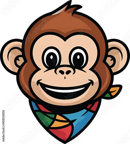 monkey art design stock photos illustration