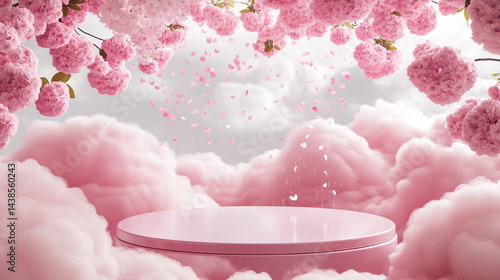Blush Bloom Elegance: A Luxurious Spring Showcase in Soft Pastels and Petals