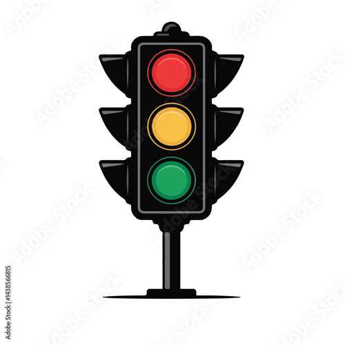 Traffic Light Symbol Vector 3