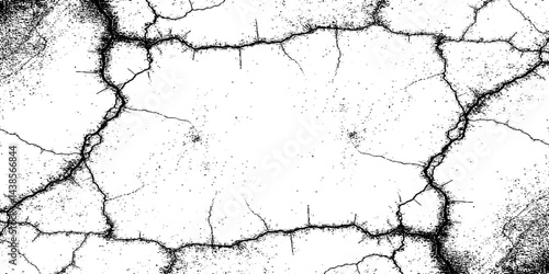 Design a high-resolution grunge texture featuring a distressed white background with visible dust, scratches, and subtle cracked wall effects. The texture should have an aged, worn-out look.