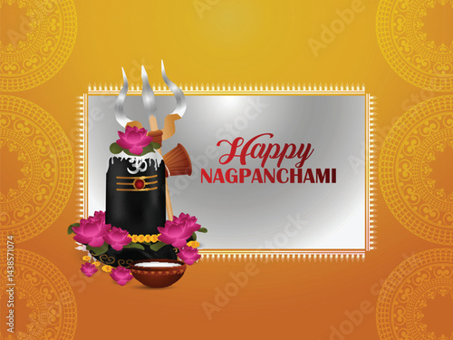 Indian cultural festival happ nagpanchami background