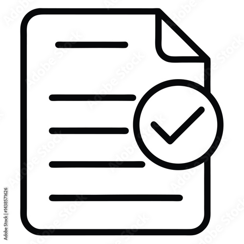 vector illustration of a clipboard with check mark