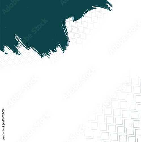 Abstract grunge brash stroke black paint color illustration vector background