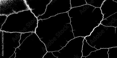 high-resolution grunge texture featuring a distressed black background with visible dust, scratches, and subtle cracked wall effects. The texture should have an aged, worn-out look.