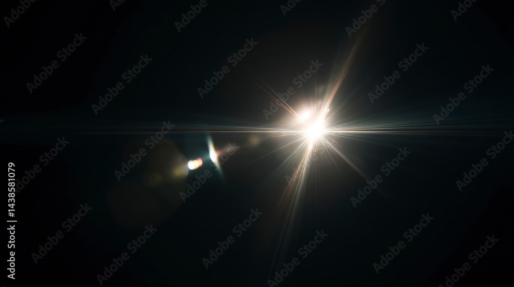 Prismatic lens flares glowing across dark background with cinematic beams bold ultrafine Prismatic lens flares glowing across dark background with cinematic beams bold ultrafine