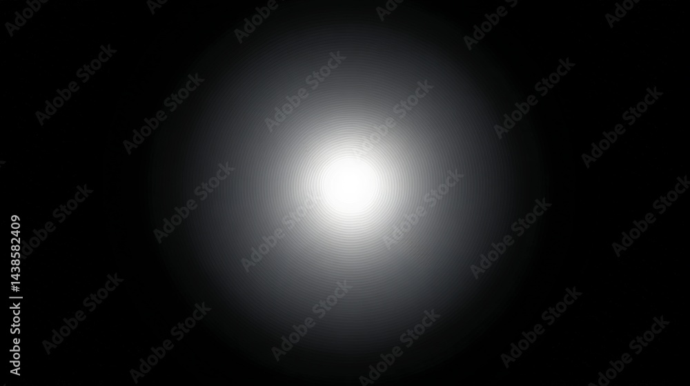 Soft radial gradient glow blooming from center over deep black backdrop bold ultrafine Soft radial gradient glow blooming from center over deep black backdrop bold ultrafine