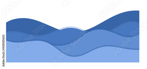 vector illustration of an abstract wave