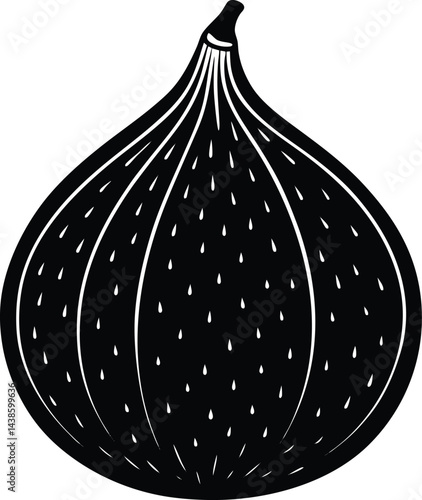 realistic fig fruit on white background .eps