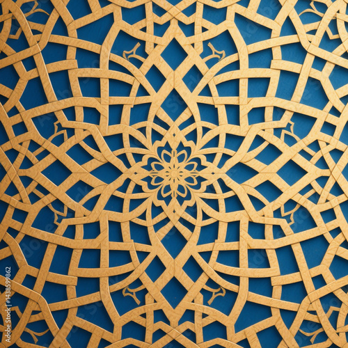 Seamless damask wallpaper pattern	