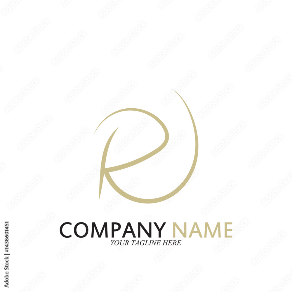 R logo business company icon vector illustration template design R logo business company icon vector illustration template design