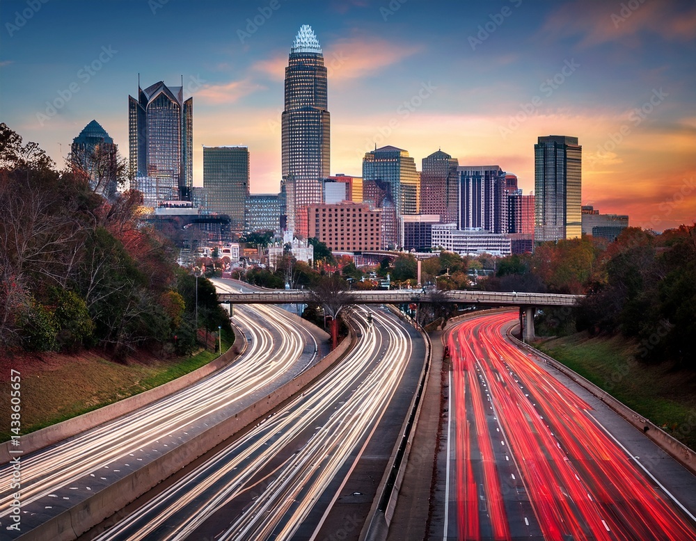 Fototapeta premium charlotte rush hour