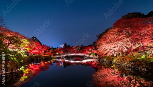 nabana no sato garden at night nagoya