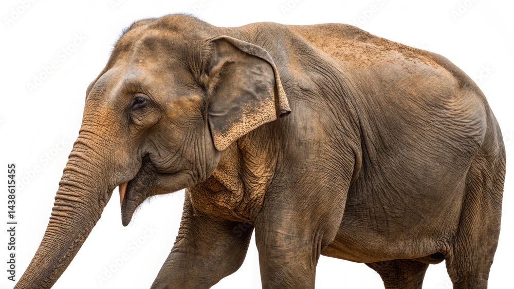 Obraz premium elephant isolated on white