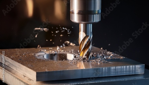 the plunge cutting technique on a milling machine using flat end mill tools the concept of metalworking on the milling machine