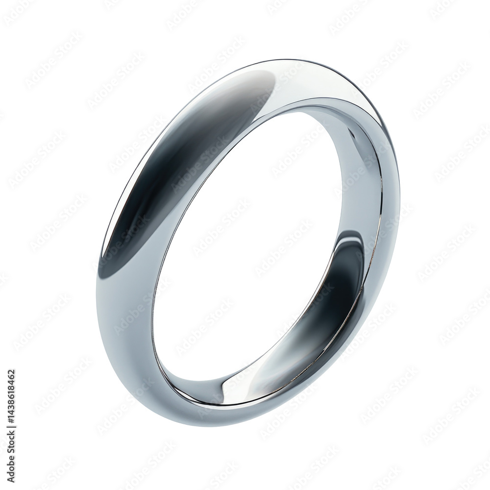 Platinum Ring Falling Midair Crisp Image isolated on a transparent background Platinum Ring Falling Midair Crisp Image isolated on a transparent background
