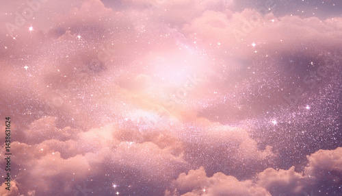 pastel pale pink galaxy abstract spiritual background