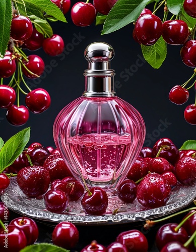 red wine and cherry
