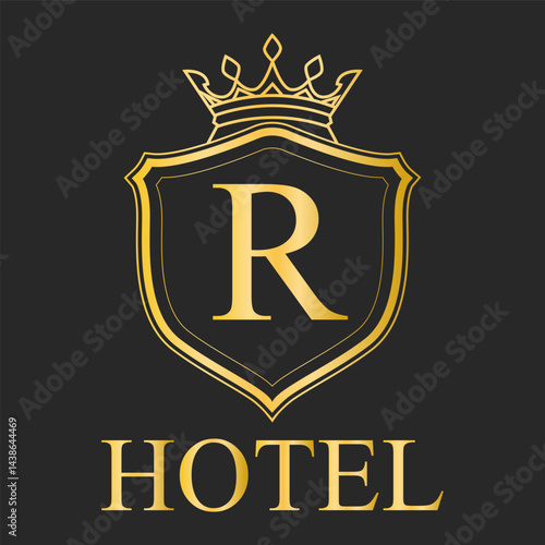 Elegant Luxury Hotel Logo Design