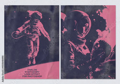 Analog Photocopy Look Effect for Photoshop