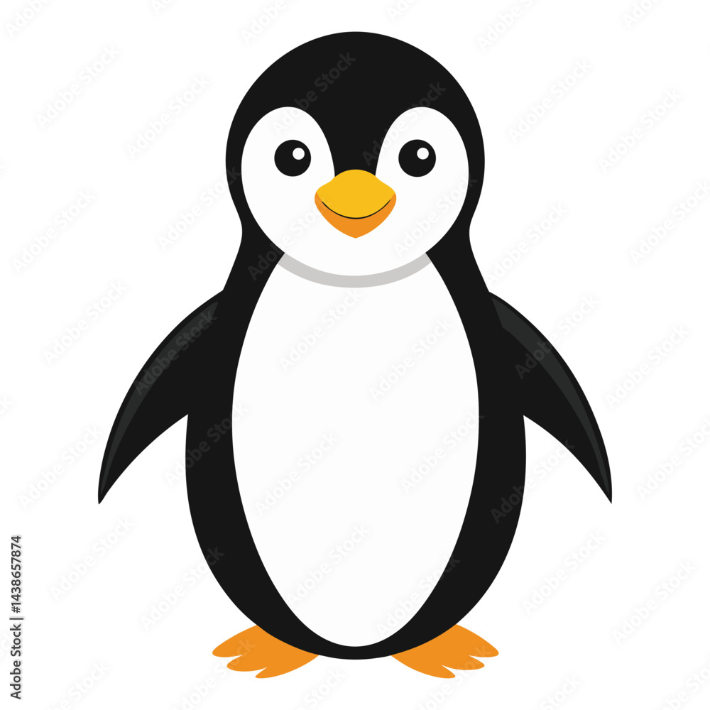 Naklejka premium Penguin Vector 