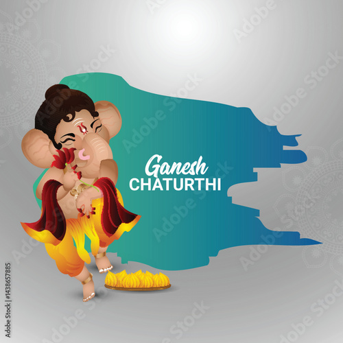 Happy ganesh chaturthi festival background