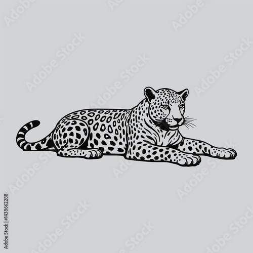 Powerful Leopard Head Artwork