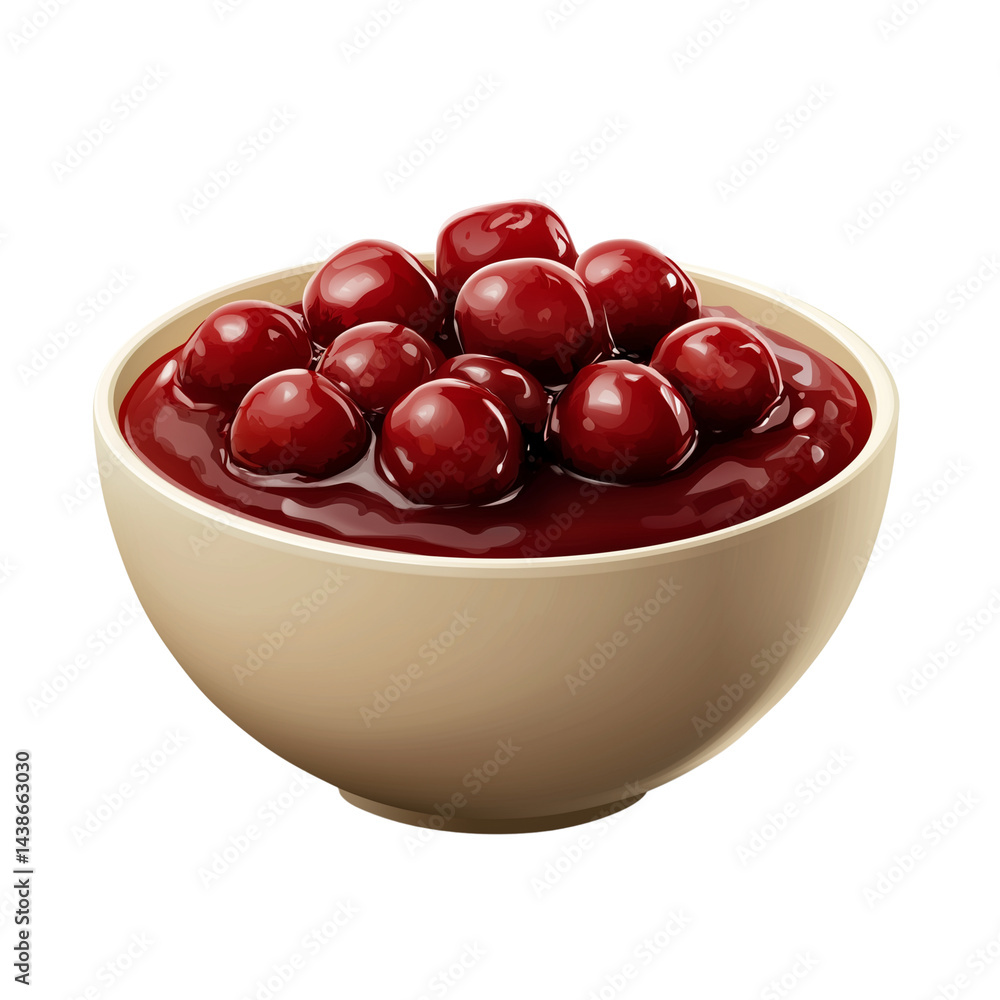 Cranberry jam in a glass bowl, 3D rendering, a bowl of cranberry jam, in 3D rendering, a glass bowl of cranberry jam, a glass bowl filled with cranberry jam, 3D rendering, on a transparent backgrounds Cranberry jam in a glass bowl, 3D rendering, a bowl of cranberry jam, in 3D rendering, a glass bowl of cranberry jam, a glass bowl filled with cranberry jam, 3D rendering, on a transparent backgrounds
