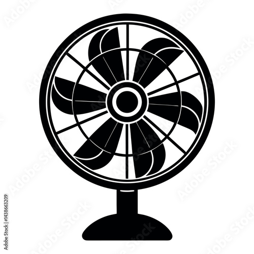 fan isolated on white background