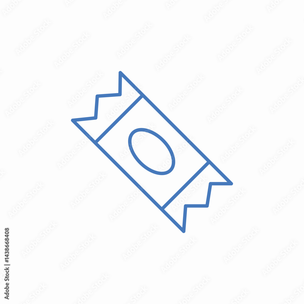 wrapped snack bar icon sign vector wrapped snack bar icon sign vector