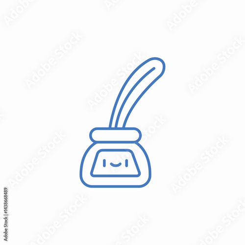 writing ink pen icon sign vector
