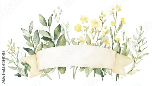 Delicate Floral Banner