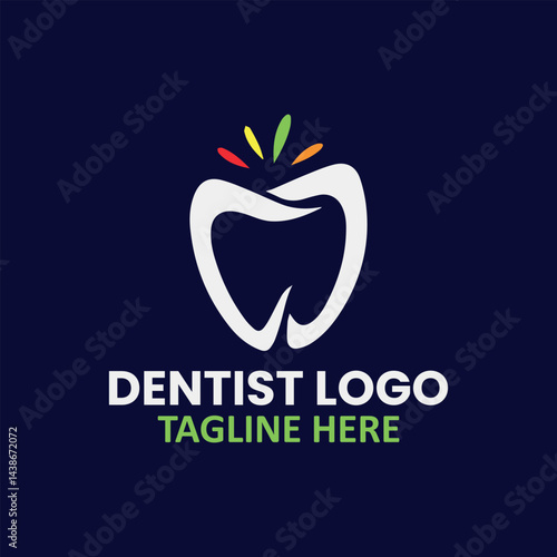 dental care logo design vector