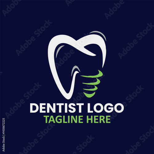 dental care logo design vector