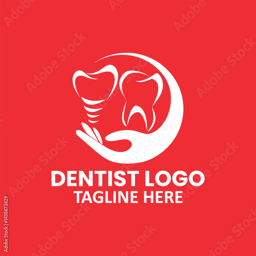 dental care logo design vector