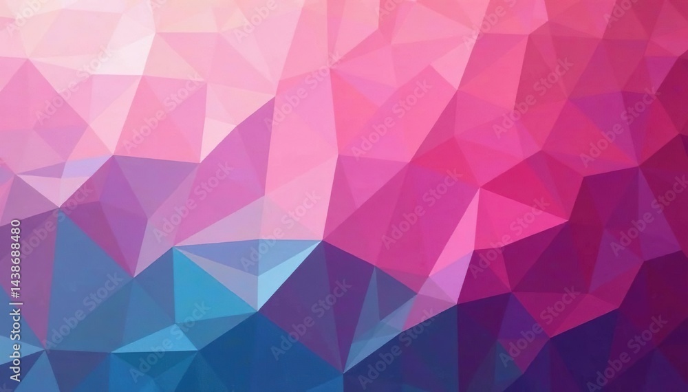 Obraz premium Abstract geometric shapes in rose quartz, gradient effect, graphic, rose quartz, elegant