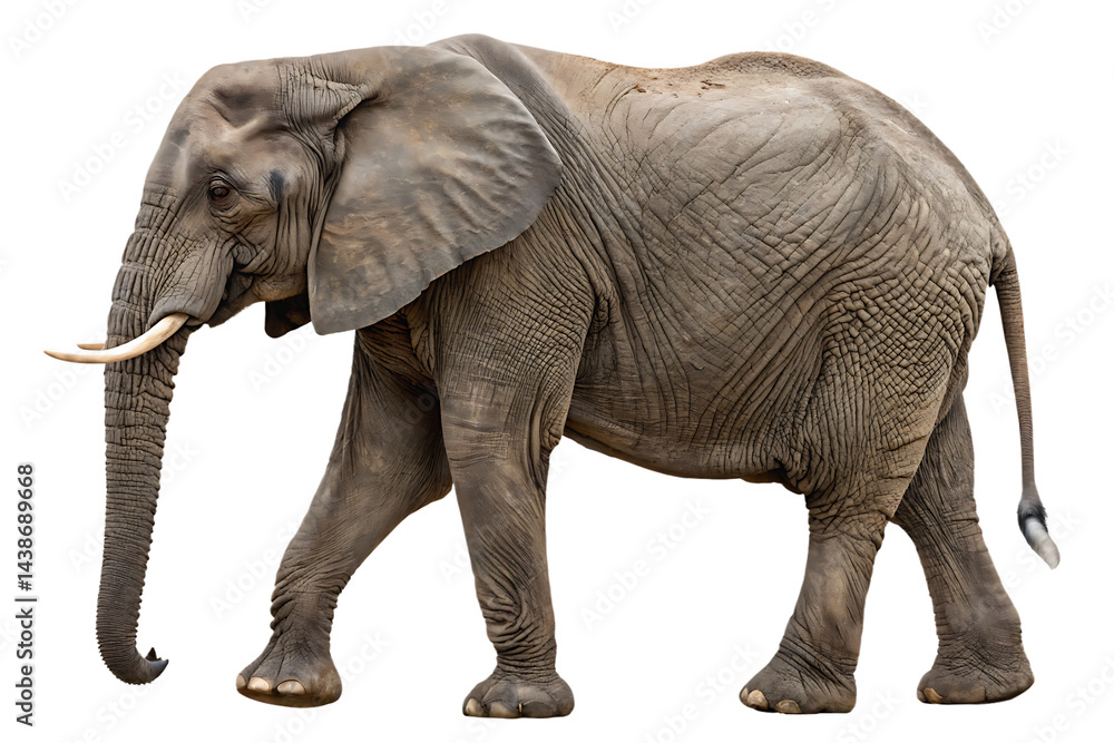 Fototapeta premium African elephant big animal